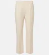 Prada Sablé Trousers In Weiss