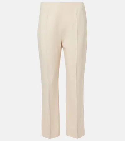 PRADA HIGH-RISE SABLÉ SLIM PANTS