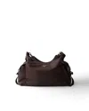Prada Explore Leather Shoulder Bag