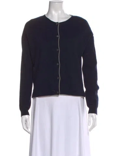 Pre-owned Prada Scoop Neck Sweater In Black