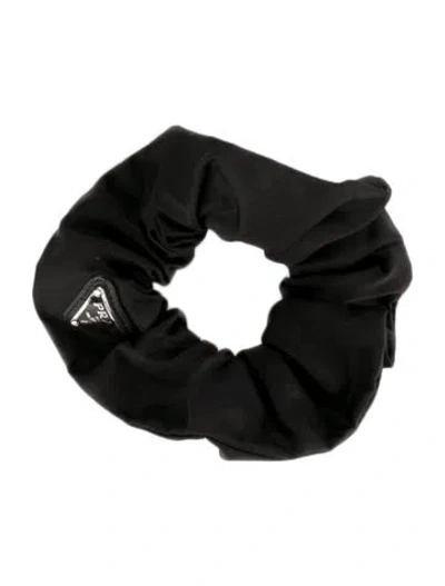 Pre-owned Prada Scrunchie In Black