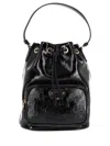 Prada Borsa A Secchiello Duet In Naplak Nero Donna In Black