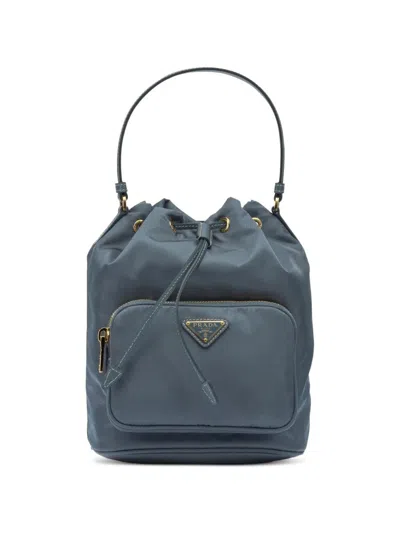 PRADA PRADA DUET BUCKET BAG IN RE-NYLON