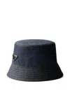 Prada Selvedge Denim Bucket Hat In Blue