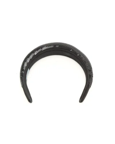 Prada Sequin Headband In Brown