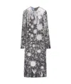 Prada Sequined Dress In Steel Gray