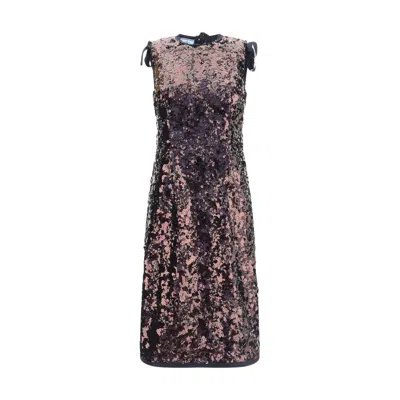 PRADA SEQUINED MIDI DRESS
