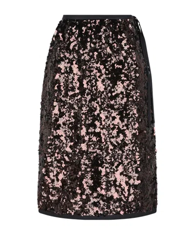 Prada Sequined Skirt In Multi