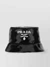 Prada Black Sequins Bucket Hat