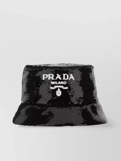 PRADA SEQUIN BUCKET HAT