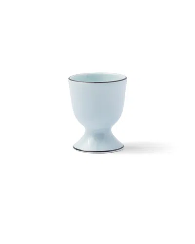 Prada Set Mit Zwei Eierbechern Aus Porzellan – Celadon In Celadon Light Blue