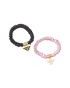 Prada Set Of 2 Hair Bands In Multi