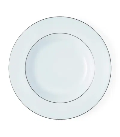 Prada Set Of 2 Porcelain Soup Plates In Blue