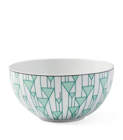 Prada Set Of 2 Vienna Soup Bowls In Green