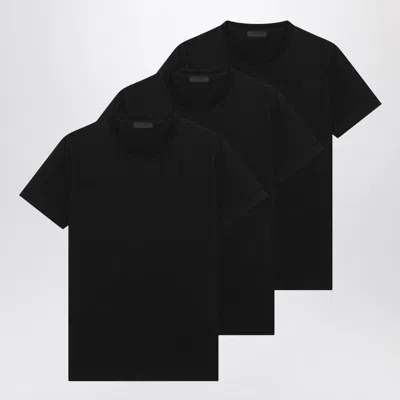 PRADA PRADA SET OF THREE T-SHIRTS