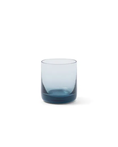 Prada Set Of Two Crystal Tumbler Glasses - Plinth In Blue
