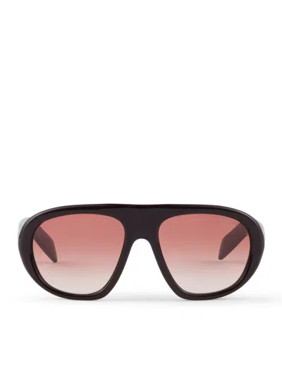 Prada Shadowplay Sunglasses In Brown