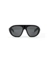 Prada 0pr C05s Oversized Sunglasses In Black