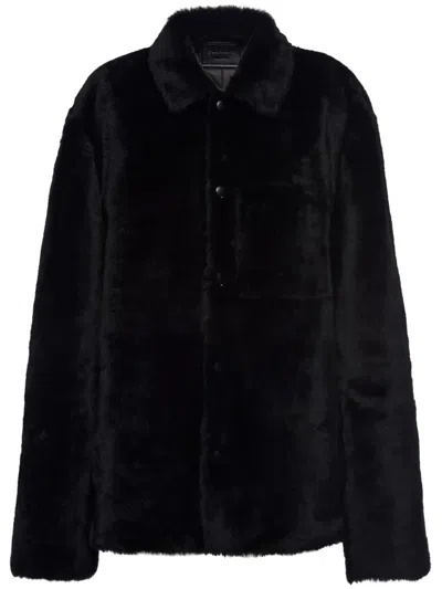 PRADA SHEARLING BLOUSON JACKET