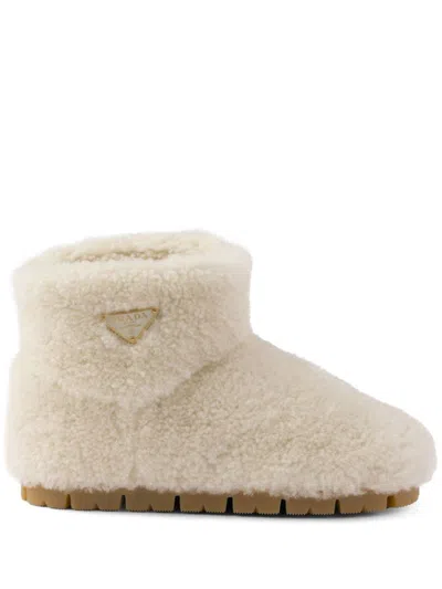 PRADA SHEARLING BOOTIES