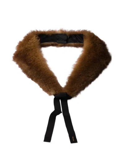PRADA SHEARLING COLLAR