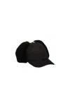 Prada Shearling-lined Re-nylon Cap In Black