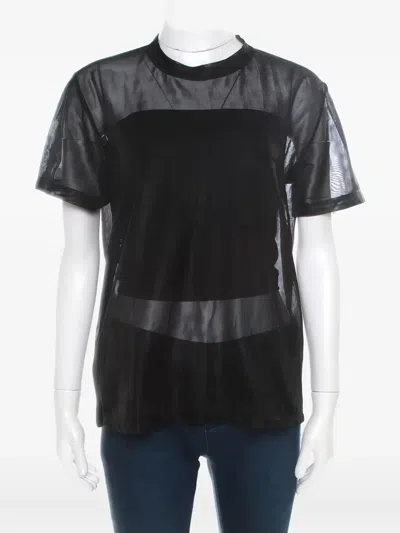 Pre-owned Prada Sheer Panel T-shirt