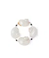 Prada Silver Bracelet With Shells In White