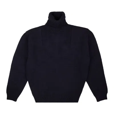 Pre-owned Prada Shetland Turtleneck Sweater 'blue' | Men's Size 52