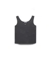 Prada Shetland Wool Top In Gray