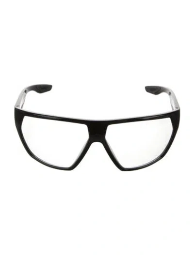 Pre-owned Prada Shield Eyeglasses In Black