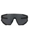 Prada Shield Frame Sunglasses In Gray