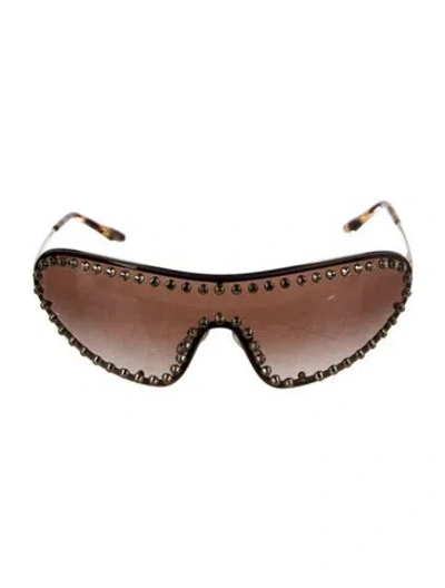 Pre-owned Prada Shield Gradient Sunglasses
