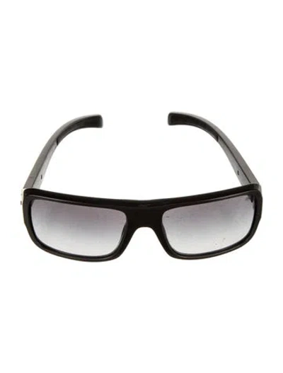 Pre-owned Prada Shield Gradient Sunglasses In Gray