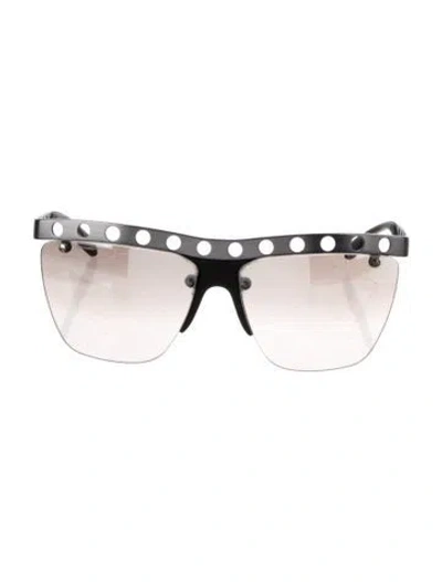 Pre-owned Prada Shield Gradient Sunglasses In Multi
