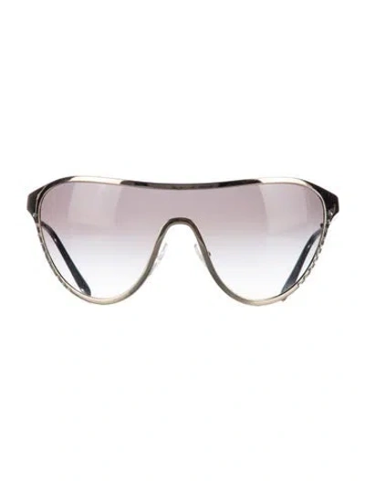 Pre-owned Prada Shield Gradient Sunglasses In Multi
