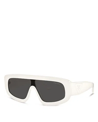 Prada Shield Sunglasses, 148mm In White