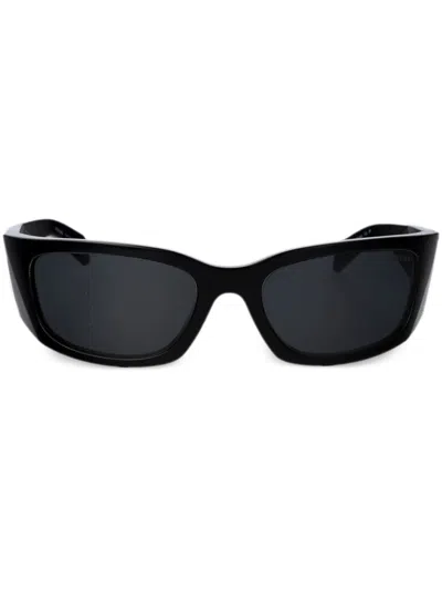 Prada Shield Sunglasses In Black