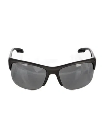 Pre-owned Prada Shield Tinted Sunglasses In Gray