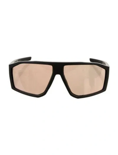 Pre-owned Prada Shield Tinted Sunglasses In Gray