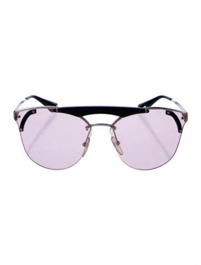 Pre-owned Prada Shield Tinted Sunglasses In Multi