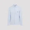 Prada Oxford Shirt In Cotton In Cielo