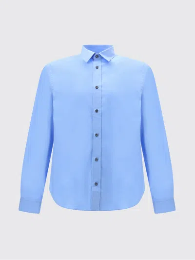 Prada Shirt Men  In Blue