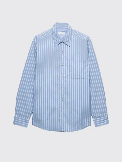 Prada Shirt Men  In Blue