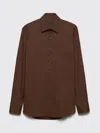 Prada Shirt Men  In Brown