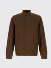 Prada Brown Regular Solid Shirt In Brown