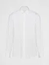 Prada Classic Long-sleeved Shirt In White