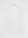 Prada Classic Long-sleeved Shirt In White