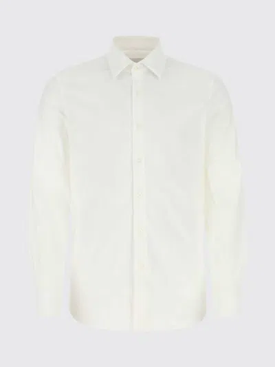Prada Shirt Men  In White