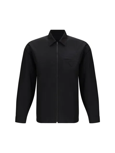 Prada Shirt In Nero
